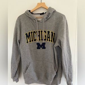 Gray UMichigan Hoodie